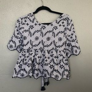 Zara blouse